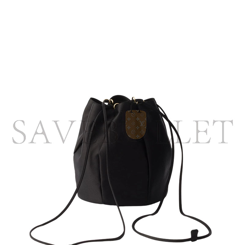 Pra*a SATIN MINI BUCKET BAG 1BE103 (18*15cm)